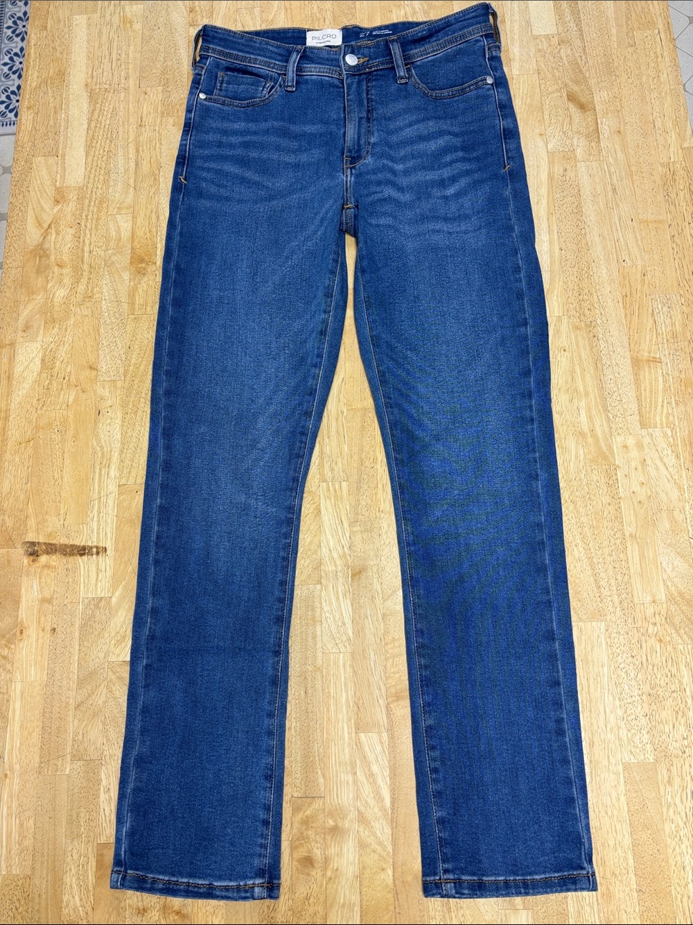 Anthropologie Pilcro The Slim Boyfriend Jeans Dark Wash Classic Denim 27